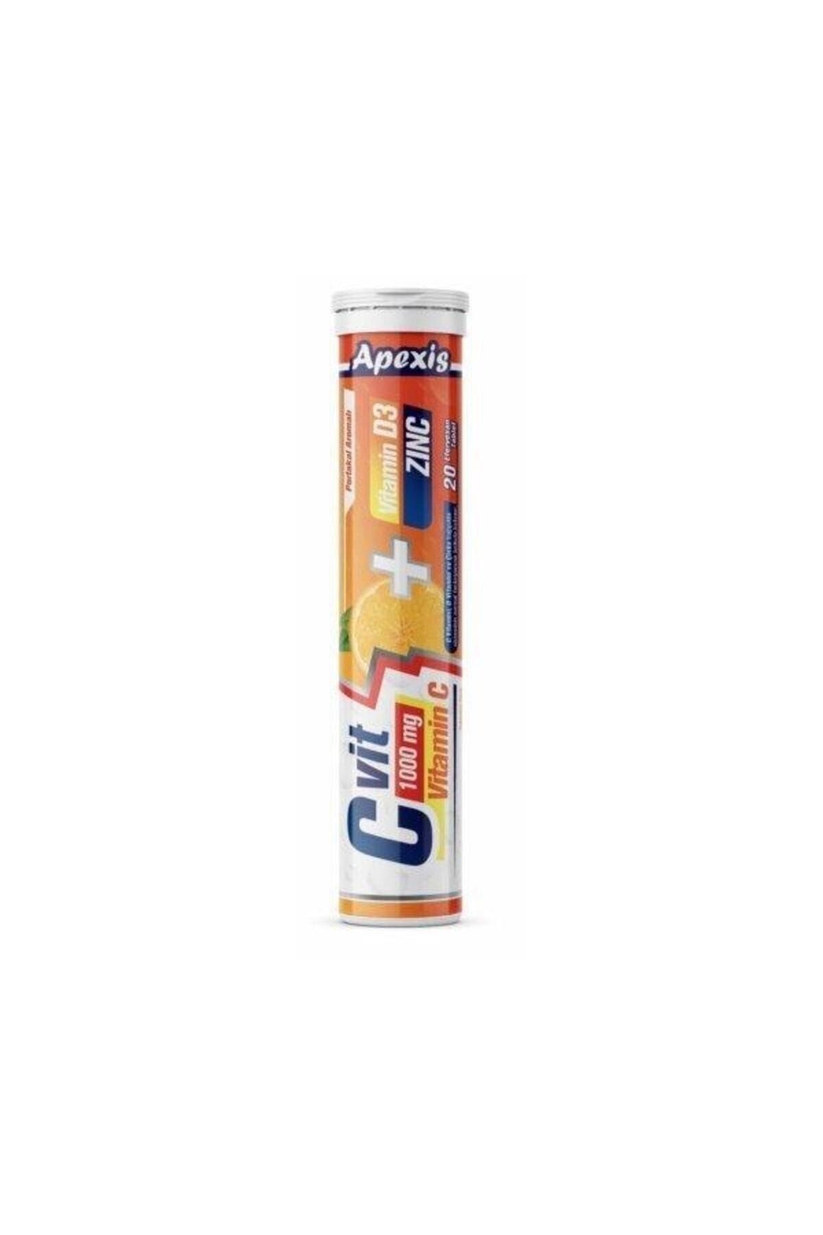 Apexis C Vit 1000 mg D3 Zinc 20 Efervesan Tablet Apexis C Vit 1000 mg D3 Zinc 20 Efervesan Tablet