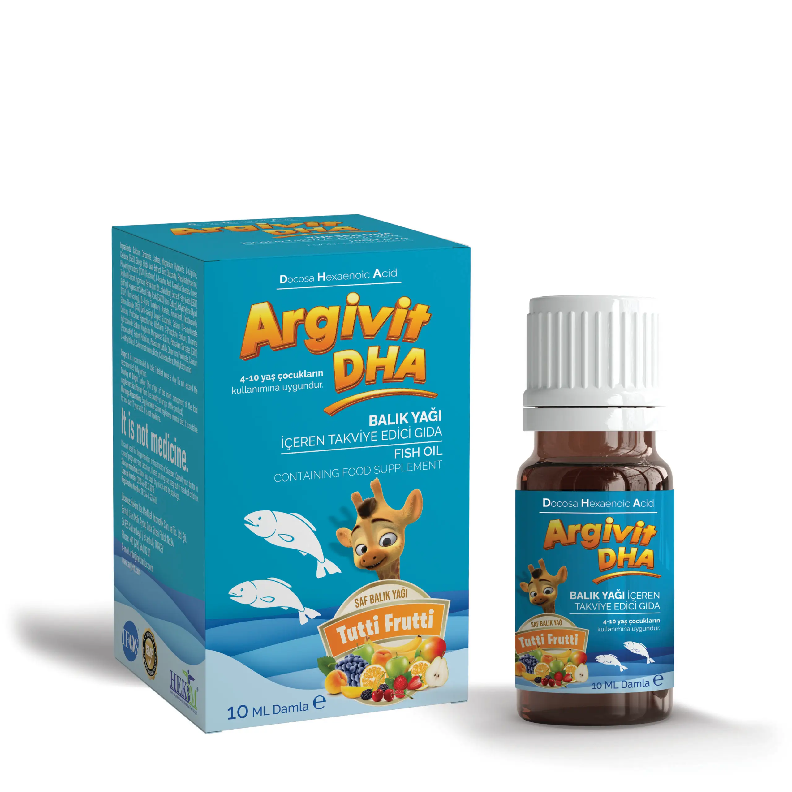 Argivit DHA Damla Balık Yağı 10 ml