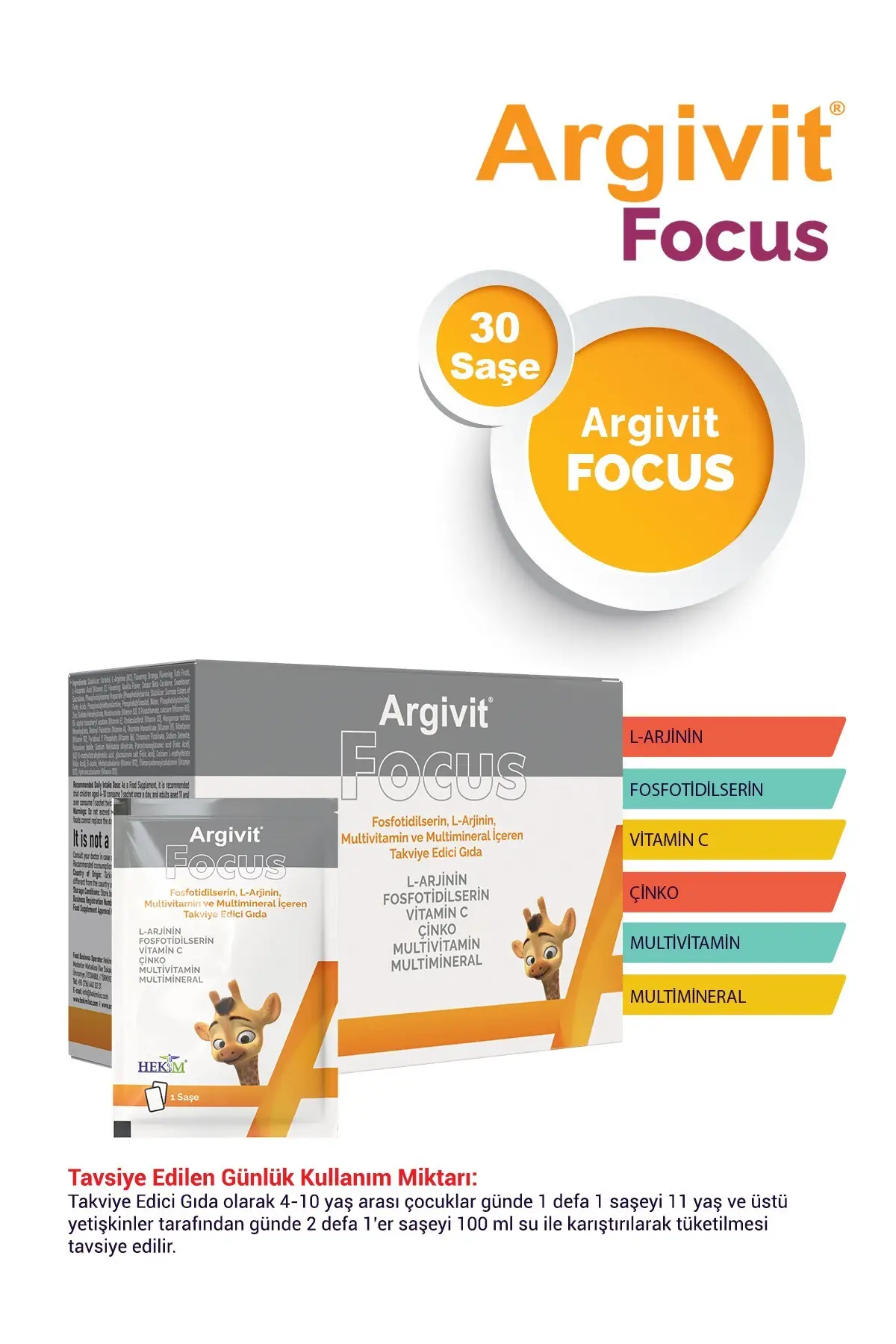 Argivit Focus 30 Saşe