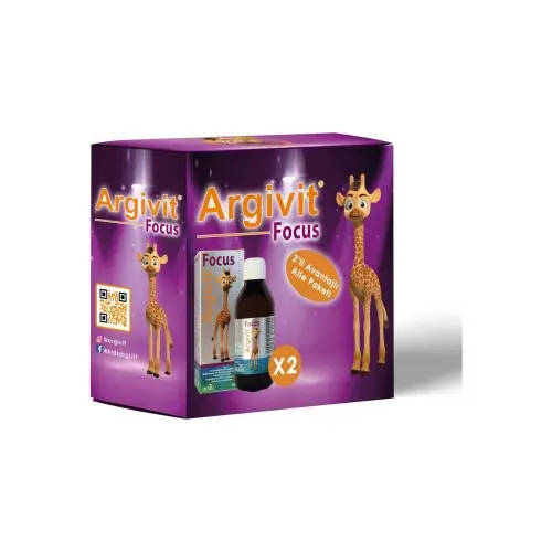 Argivit Focus Şurup 150 ml - 2'li Avantajlı Aile Paketi