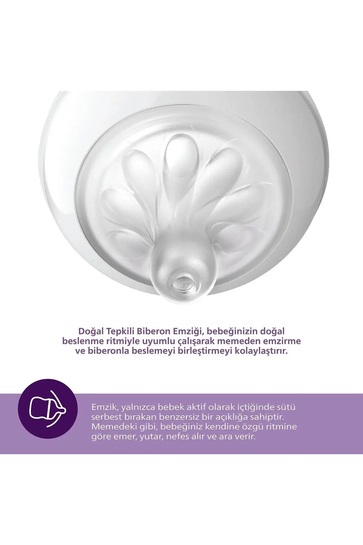 Avent Natural Response Biberon Emziği 6 Numara 6+ Ay 2'li