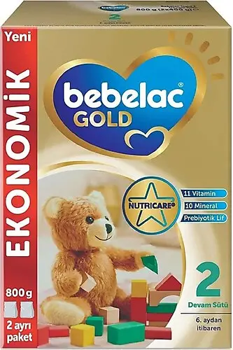 Bebelac Gold 2 Devam Sütü 6 Ay+ 800 gr