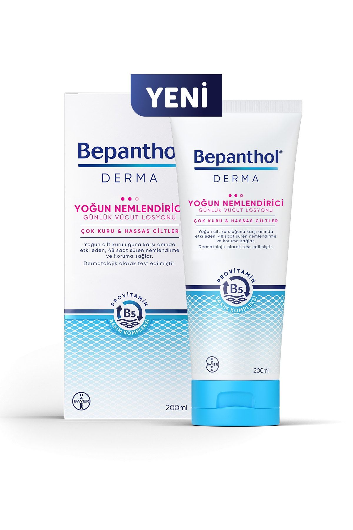 Bepanthol Derma Yoğun Nemlendirici Günlük Vücut Losyonu 200 ml Çok Kuru ve Hassas Ciltler Bepanthol Derma Yoğun Nemlendirici Günlük Vücut Losyonu 200 ml Çok Kuru ve Hassas Ciltler