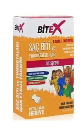 Bitex Bit Spreyi Metal Taraklı 100 ml