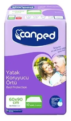 Canped Yatak Koruyucu Örtü 60x90cm 10'lu