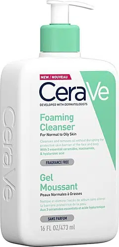 Cerave Foaming Cleanser Normal & Yağlıya Dönük Ciltler İçin 473 ml