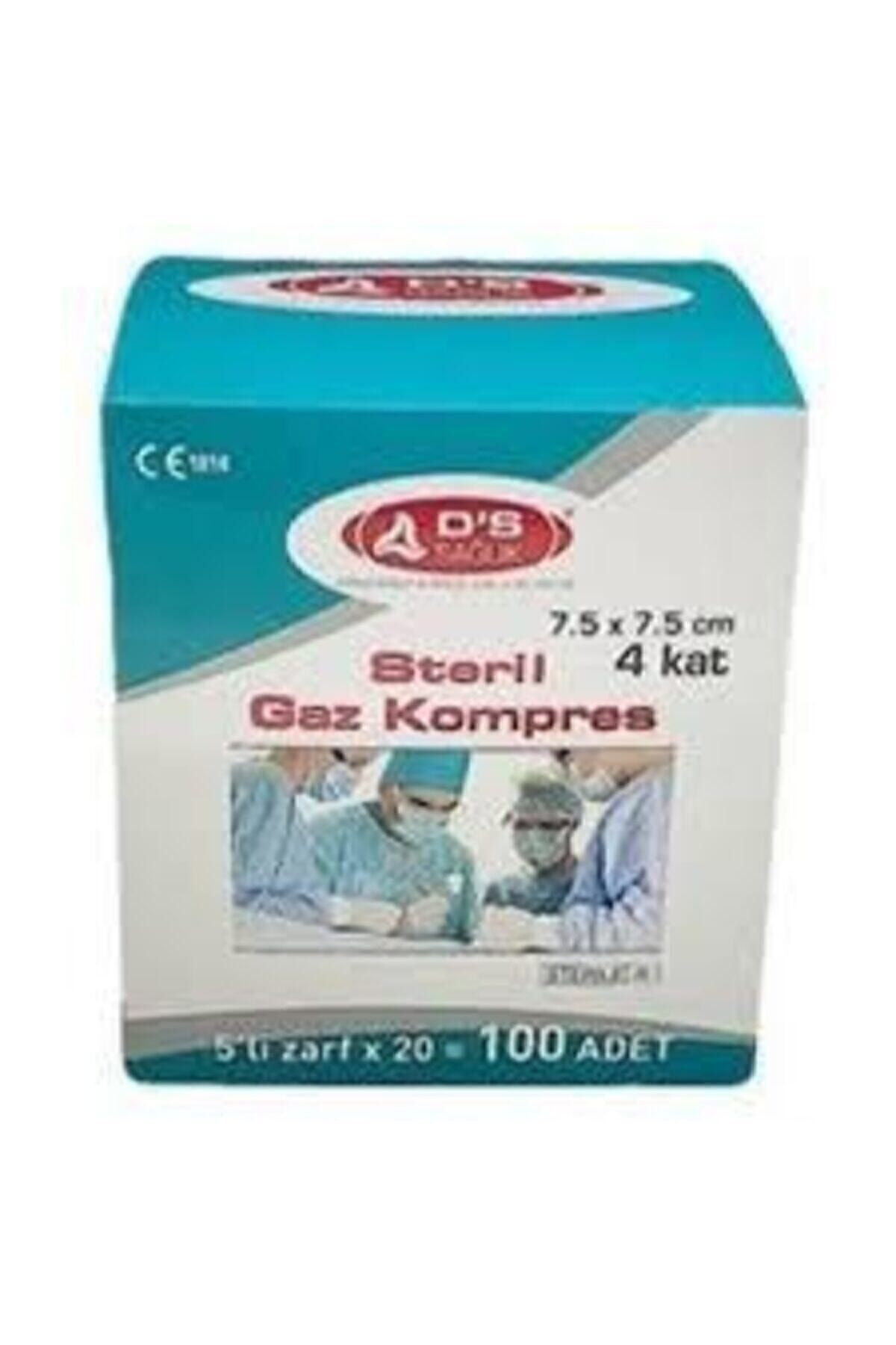Damla Sağlık Steril Gaz Kompres 7,5 × 7,5 5`li Zarf - 100`lü Paket Damla Sağlık Steril Gaz Kompres 7,5 × 7,5 5`li Zarf - 100`lü Paket