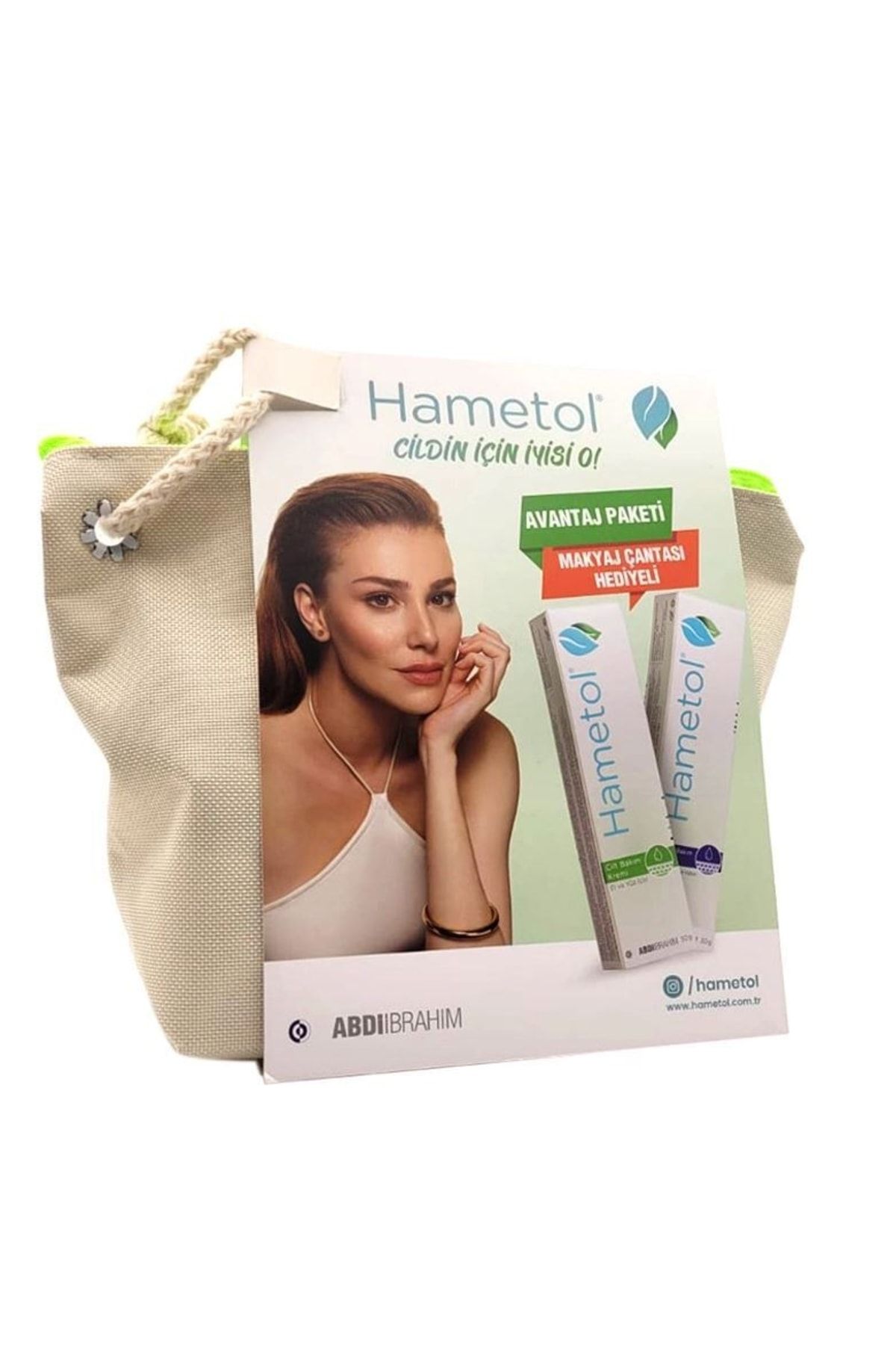 Hametol Cilt Bakım Onarıcı Krem 30 gr Kofre + Makyaj Çantası Hediyeli Hametol Cilt Bakım Onarıcı Krem 30 gr Kofre + Makyaj Çantası Hediyeli