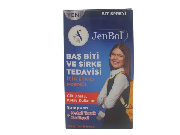 Jenbol Bit Spreyi 100 ml + Şampuan 150 ml - Çelik Tarak Hediyeli Jenbol Bit Spreyi 100 ml + Şampuan 150 ml - Çelik Tarak Hediyeli