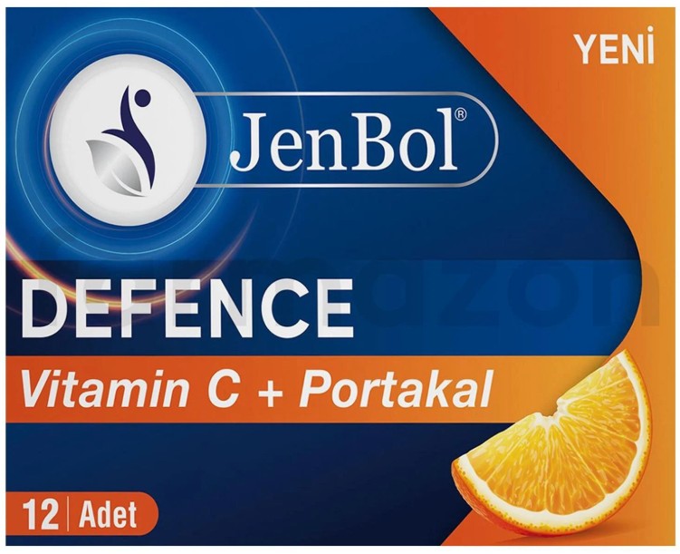 Jenbol Defence Vit.C+Portakal Pastil 12 Drops Jenbol Defence Vit.C+Portakal Pastil 12 Drops