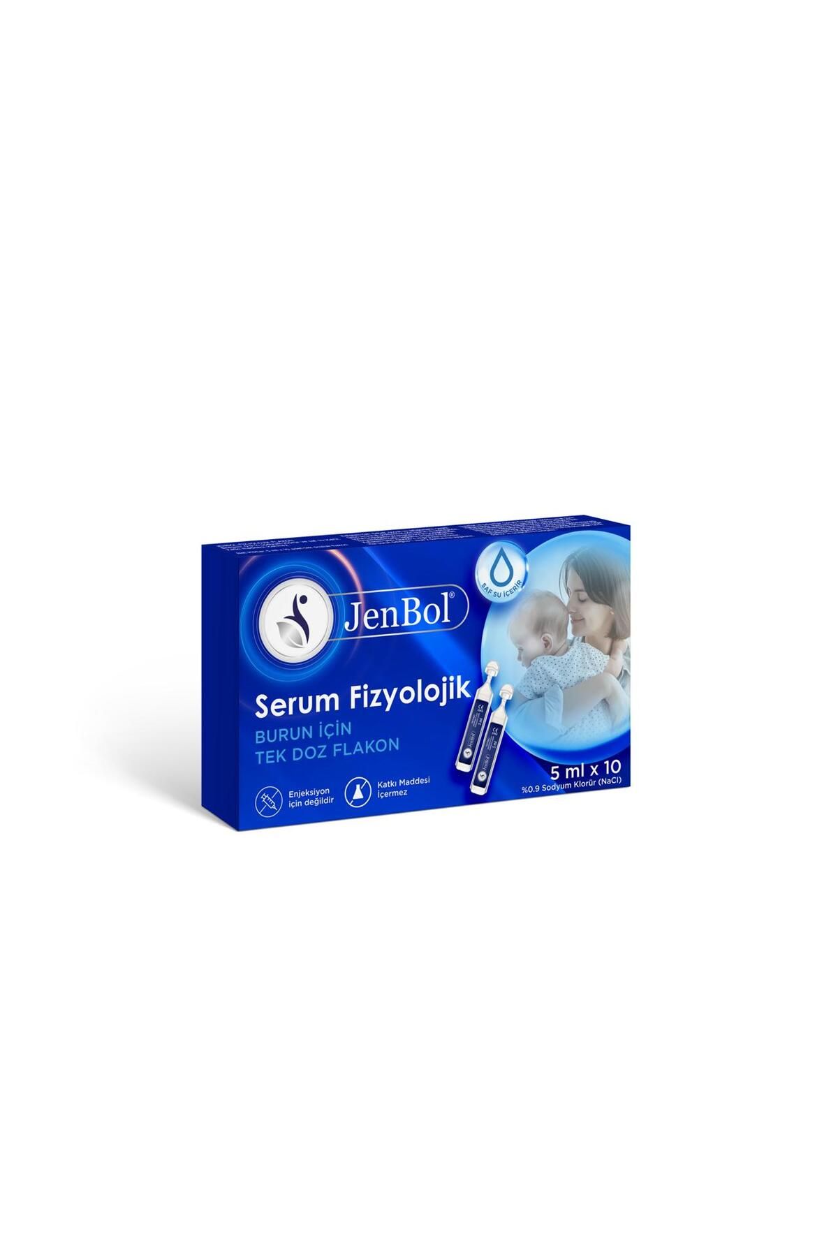 Jenbol Fizyolojik Serum 5 ml x 10 Flakon Jenbol Fizyolojik Serum 5 ml x 10 Flakon