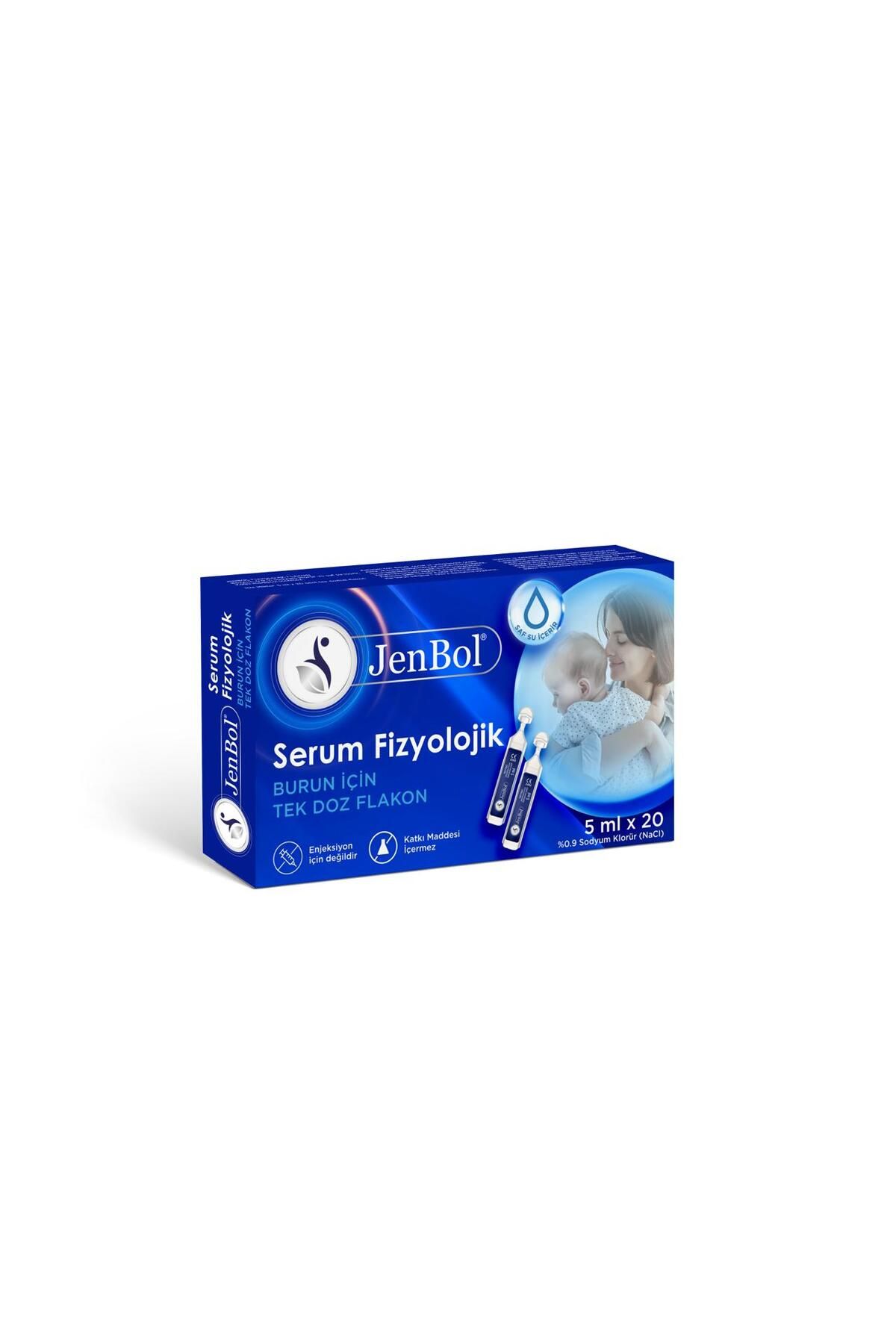 Jenbol Fizyolojik Serum 5 ml x 20 Flakon Jenbol Fizyolojik Serum 5 ml x 20 Flakon