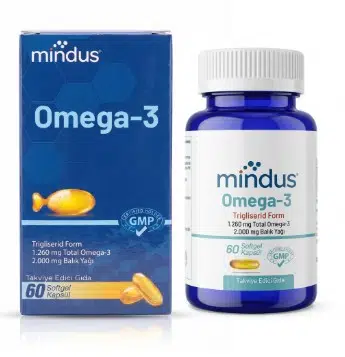 Mindus Omega-3 60 Softgel Kapsül