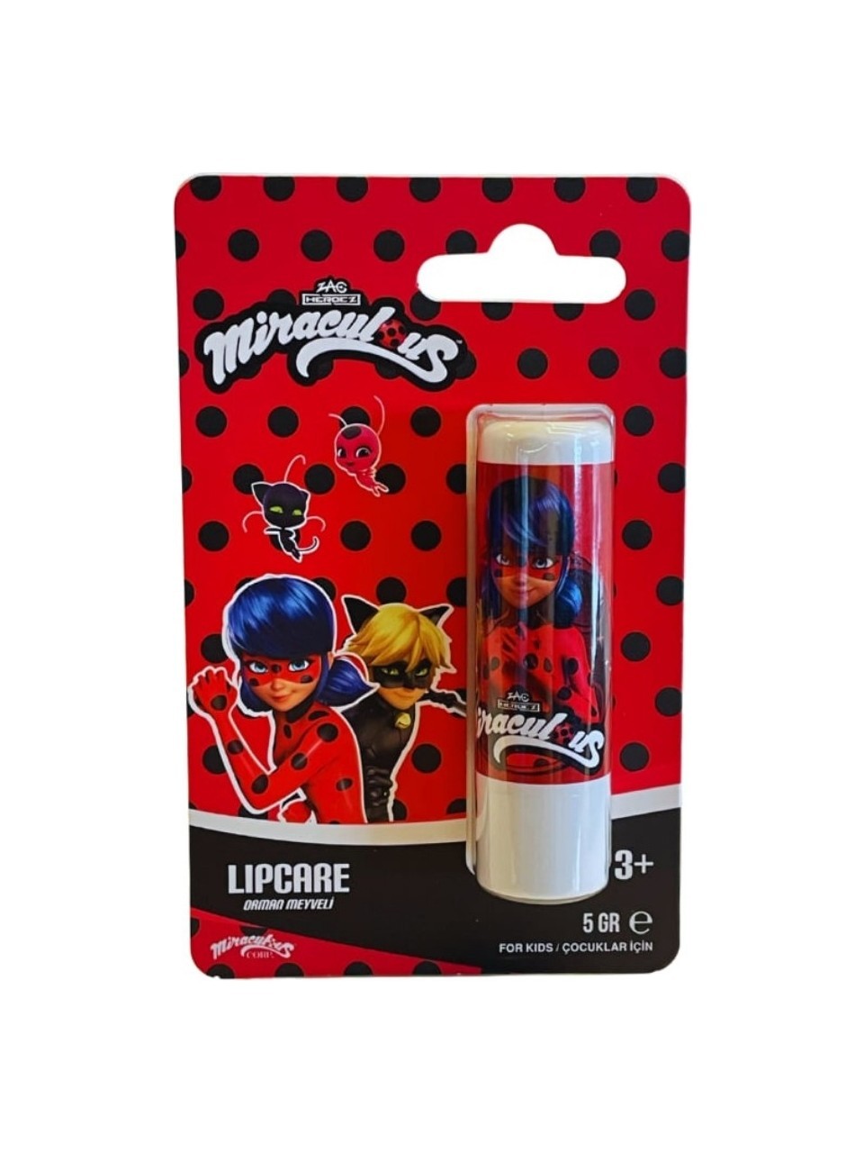 Miroculous Kız Uğur Böceği Lipcare 5 gr Miroculous Kız Uğur Böceği Lipcare 5 gr