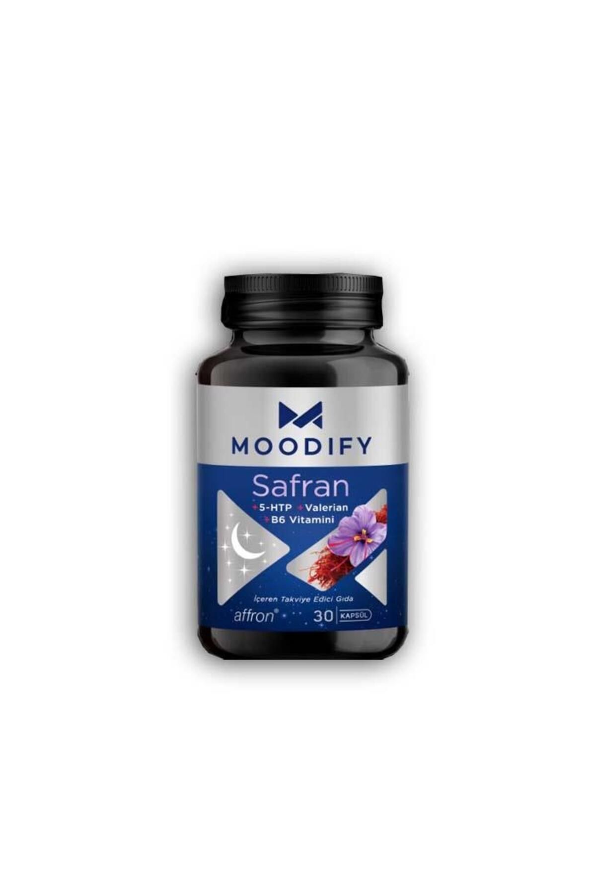 Moodify Safran Magnezyum Valerian B6 Vitamin 30 Kapsül Moodify Safran Magnezyum Valerian B6 Vitamin 30 Kapsül
