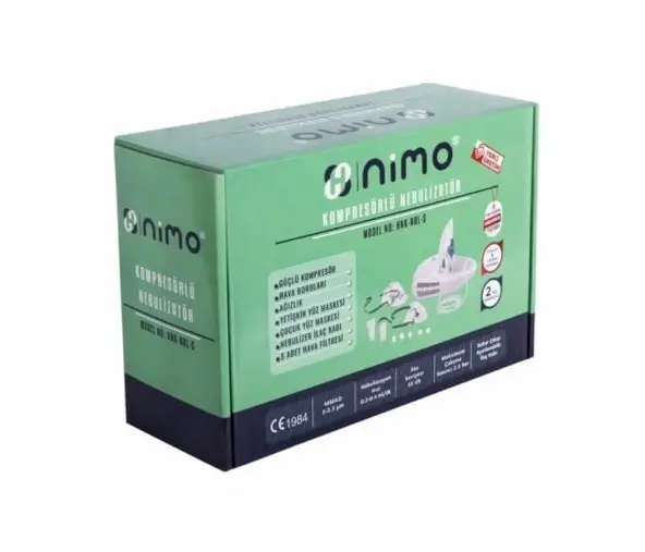 Nimo Kompresörlü Nebulizatör Cihazı