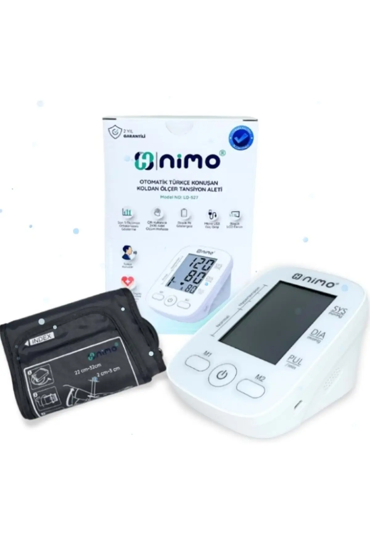 Nimo Konuşan Koldan Ölçer Tansiyon Aleti Ld-527