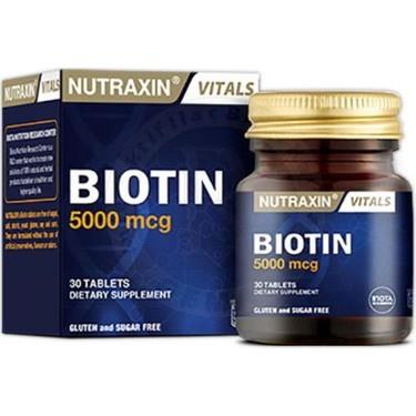 Nutraxin Biotin 5000 mg 30 Tablet Nutraxin Biotin 5000 mg 30 Tablet