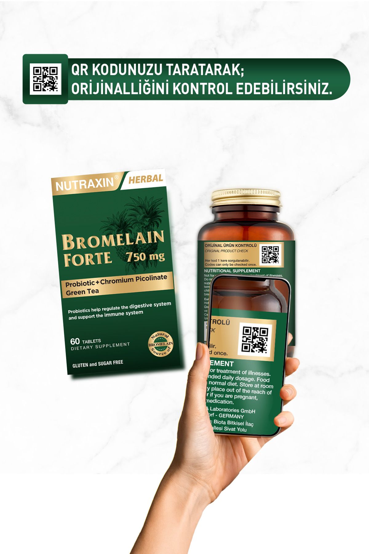 Nutraxin Bromelain Forte 60 Tablet Nutraxin Bromelain Forte 60 Tablet