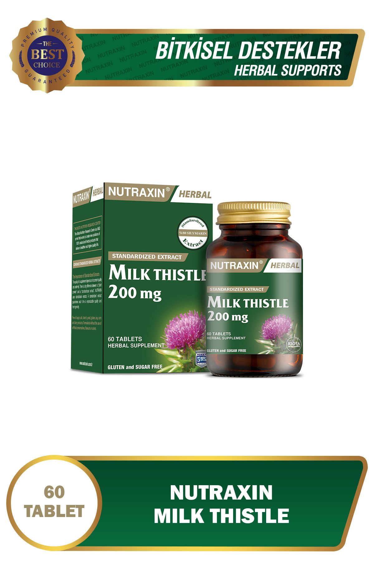 Nutraxin Milk Thistle 60 Tablet Nutraxin Milk Thistle 60 Tablet