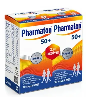 Pharmaton 50 Plus 30 Kapsül + 30 Kapsül