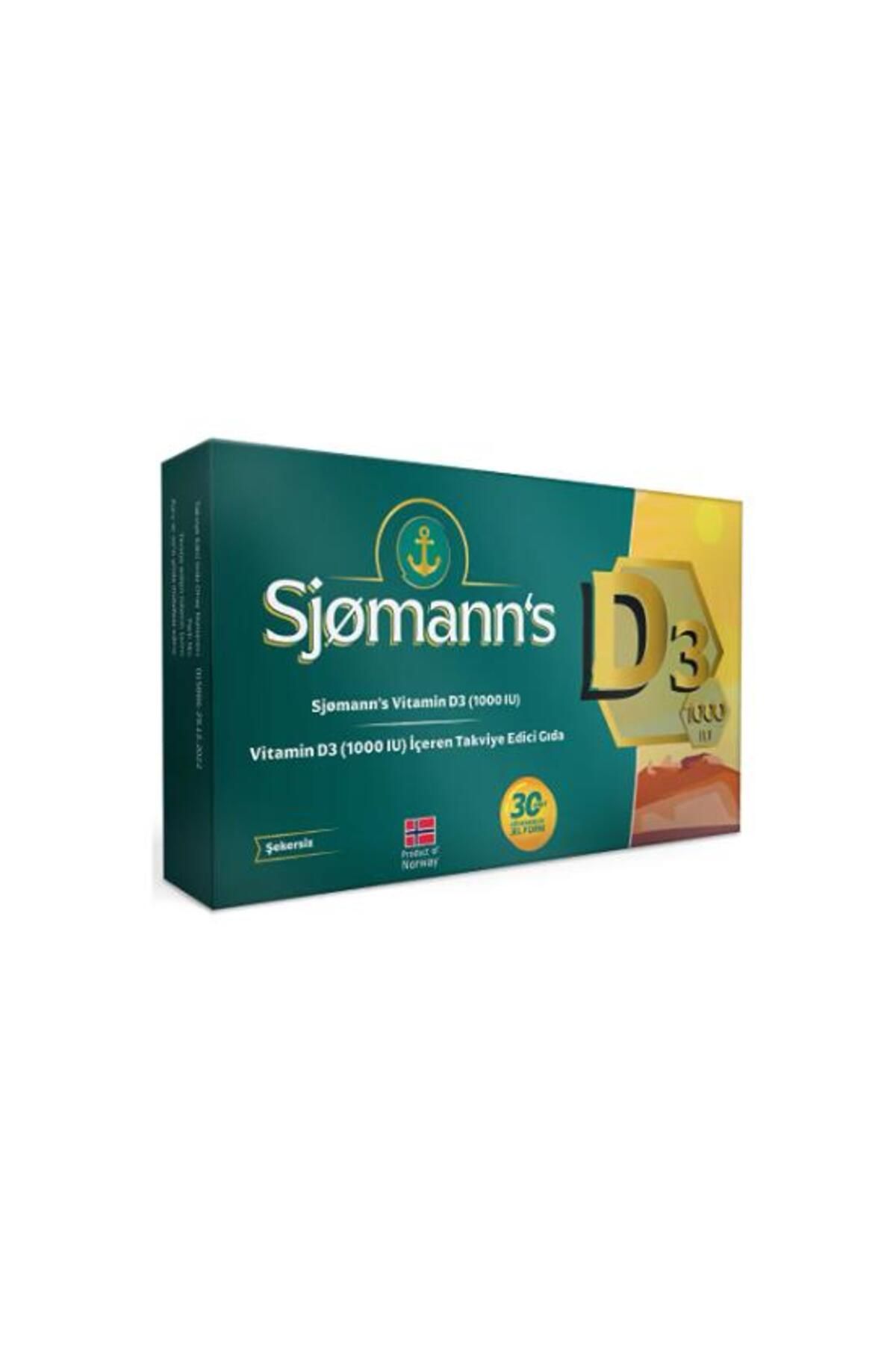 Sjomann`s D3 Çiğnenebilir Jel 30 Tablet Sjomann`s D3 Çiğnenebilir Jel 30 Tablet