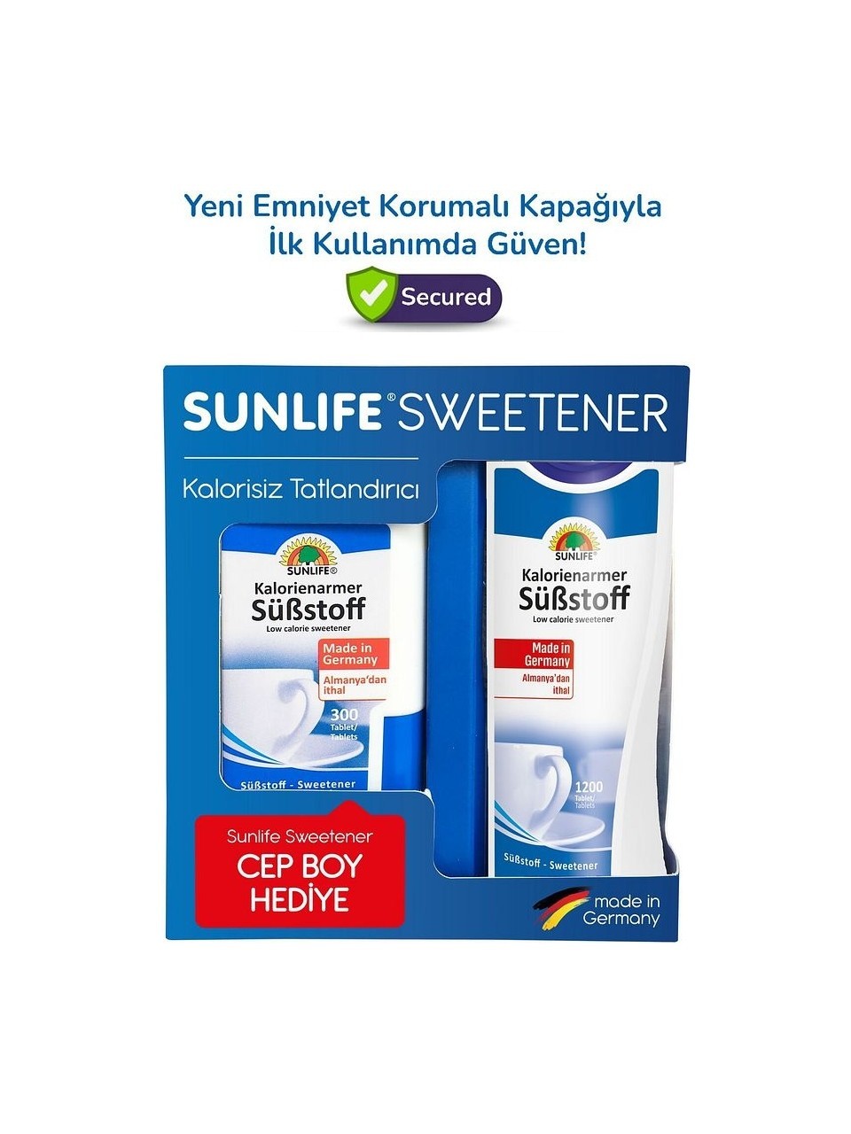 Sunlife Substoff Tatlandırıcı 1200 Tablet + 300 Tablet Hediye Sunlife Substoff Tatlandırıcı 1200 Tablet + 300 Tablet Hediye