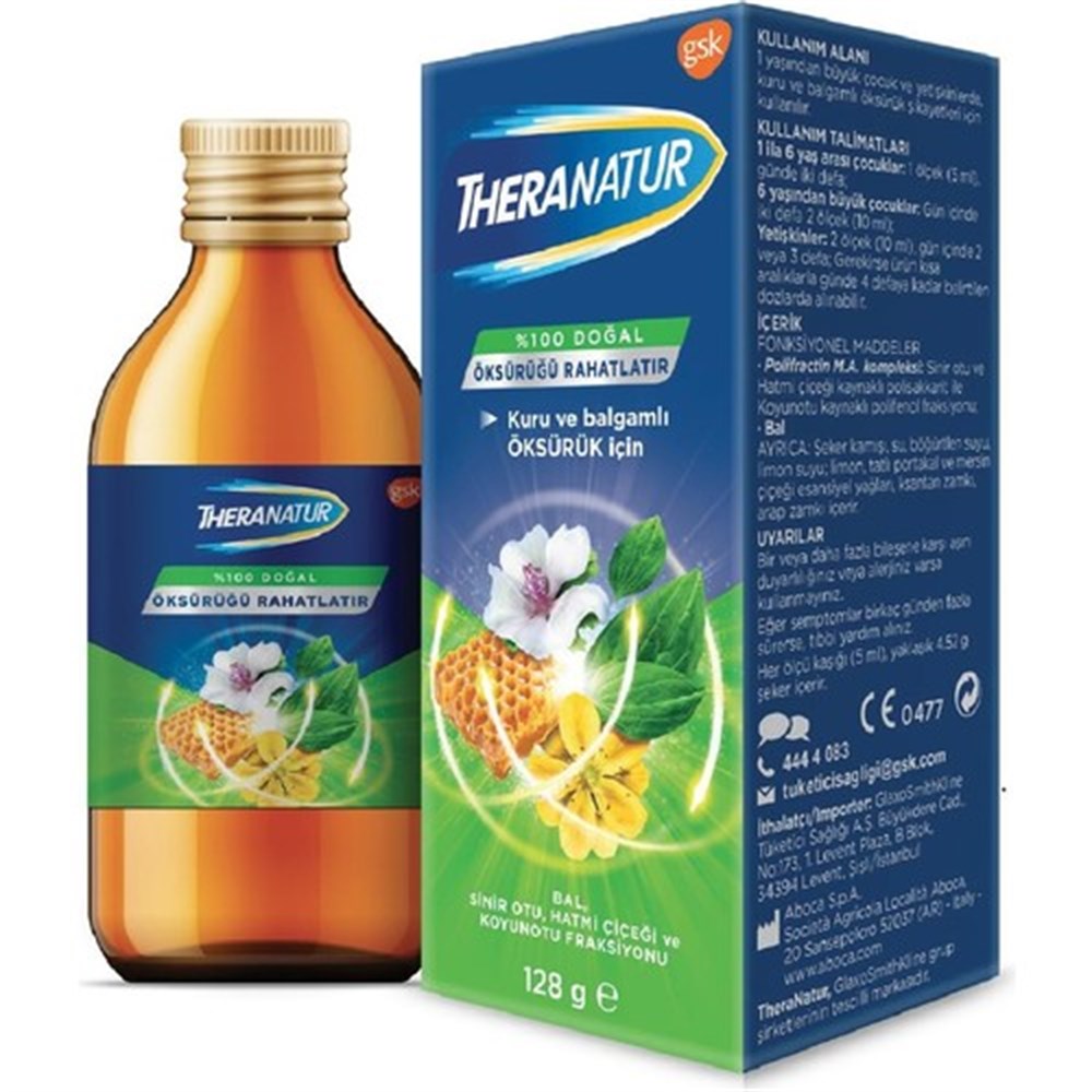 Theranatur Bitkisel Şurup 128 gr Theranatur Bitkisel Şurup 128 gr
