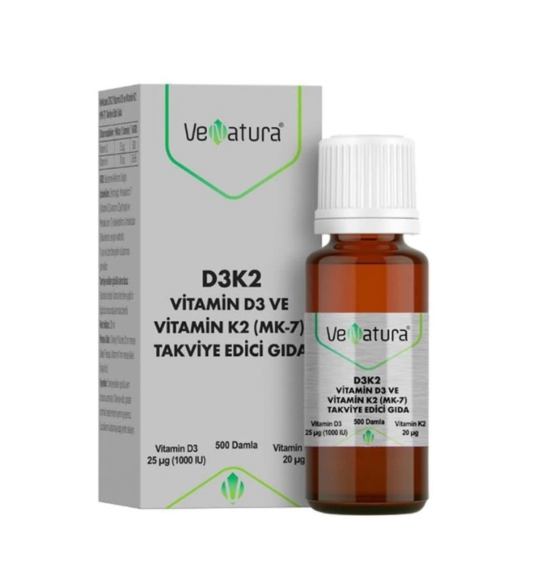 Venatura D3 K2 Damla 20 ml Venatura D3 K2 Damla 20 ml
