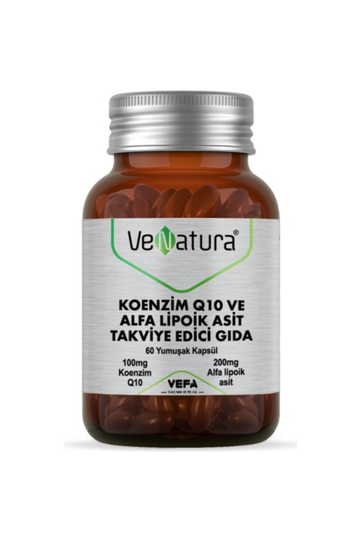VeNatura Koenzim Q10 Ve Alfa Lipoik Asit 60 Kapsül VeNatura Koenzim Q10 Ve Alfa Lipoik Asit 60 Kapsül