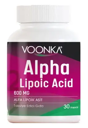 Voonka Alpha Lipoic Acid 600 mg 30 Kapsül