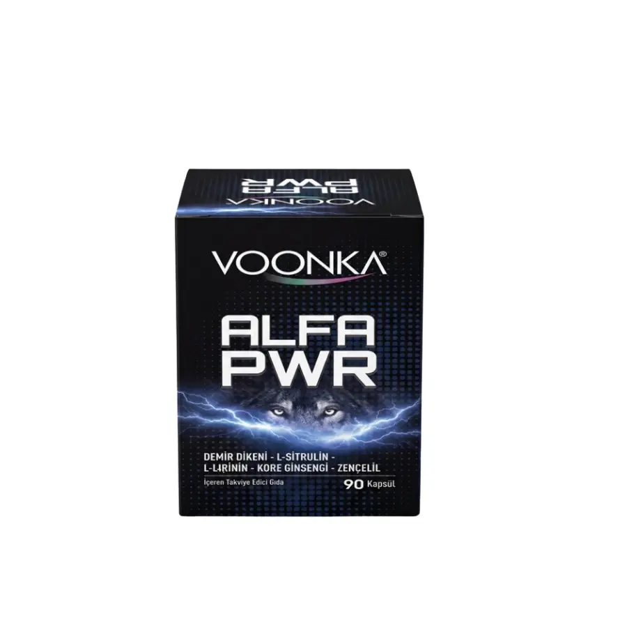Voonka Alfa PWR Demir Dikeni L-Arjinin Kore Ginsengi 90 Kapsül