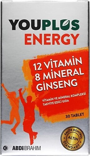 Youplus Energy Vitamin Mineral Kompleksi 30 Tablet Youplus Energy Vitamin Mineral Kompleksi 30 Tablet